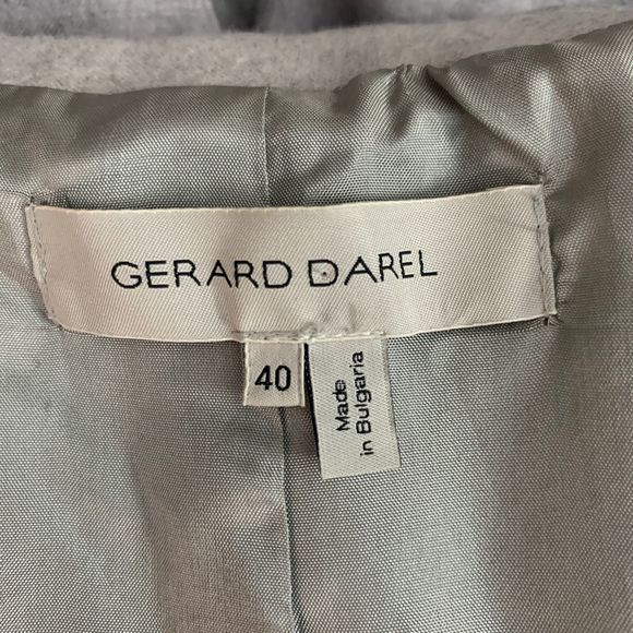 Gerard Darel Gray Wool Double Breasted Blazer - Picture 9 of 11